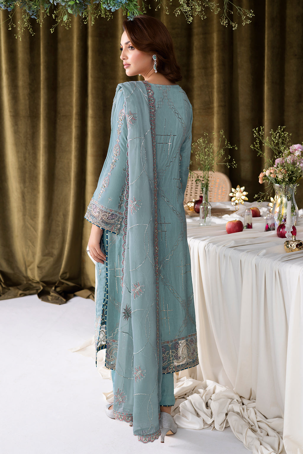 Ramsha | Aangan Luxury Raw silk | AA-109, image 2