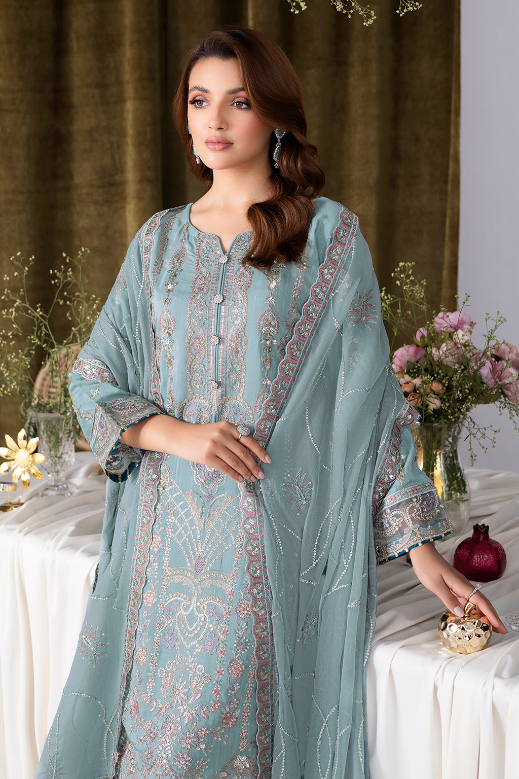 Ramsha | Aangan Luxury Raw silk | AA-109, image 3