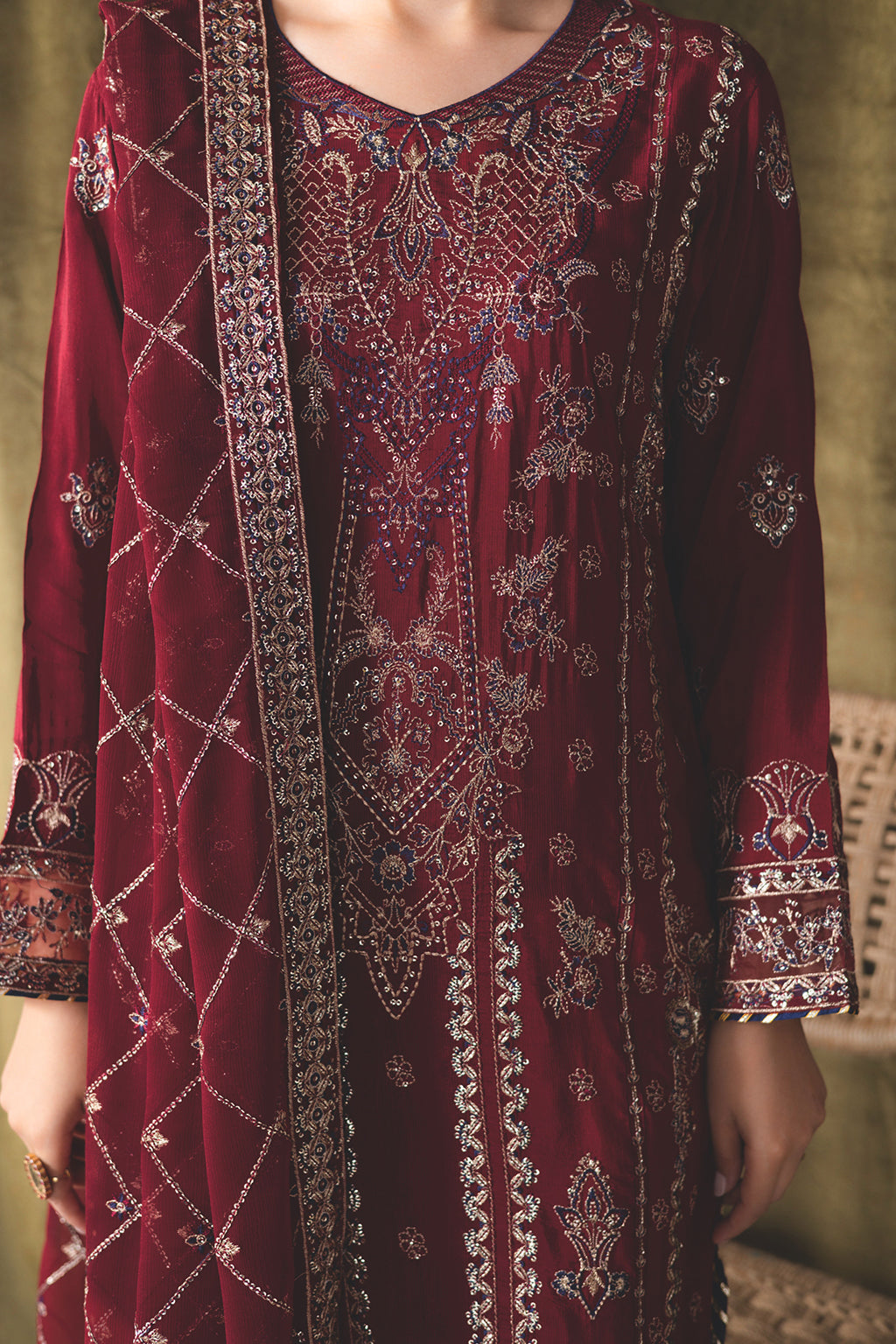 Ramsha | Aangan Luxury Raw silk | AA-101, image 7