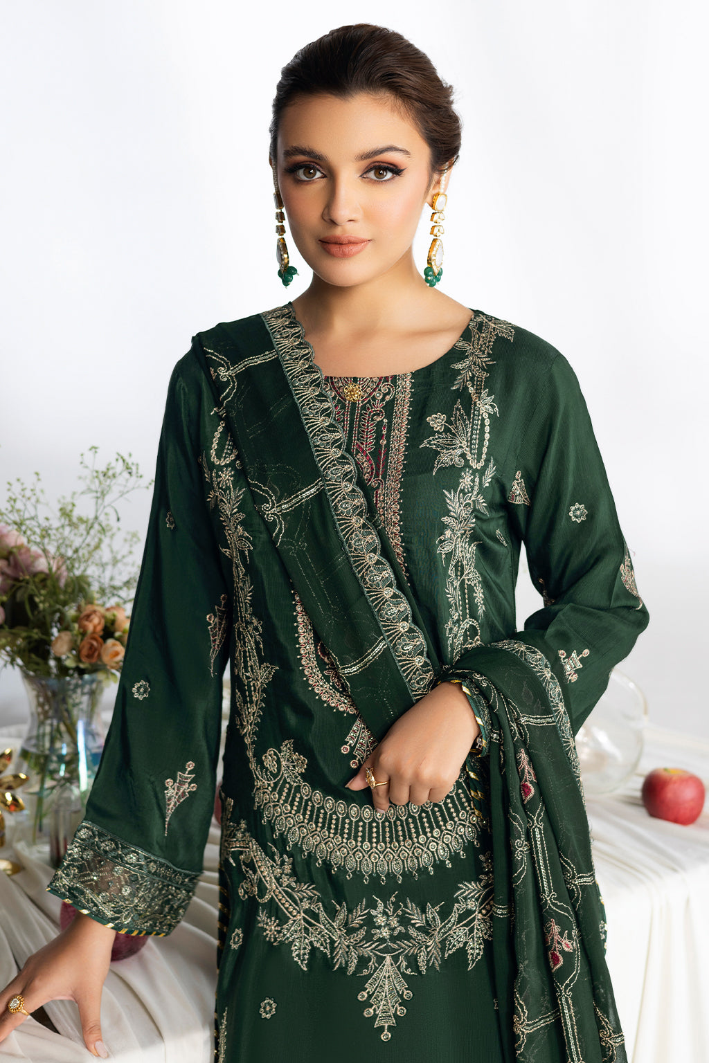 Ramsha | Aangan Luxury Raw silk | AA-107, image 3