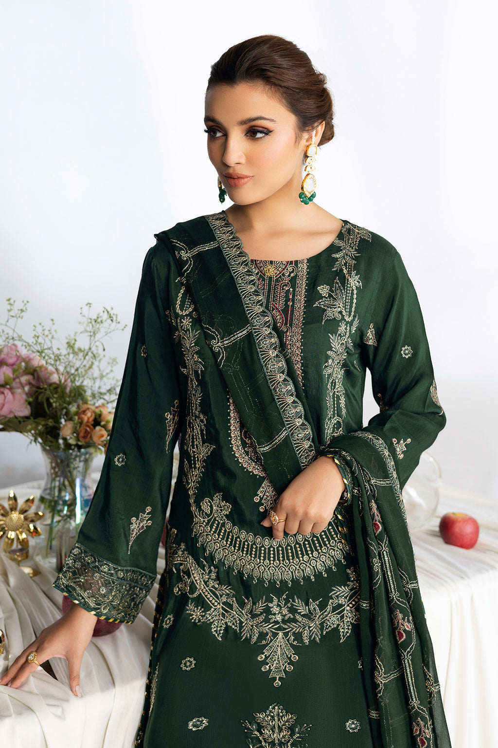Ramsha | Aangan Luxury Raw silk | AA-107, image 4
