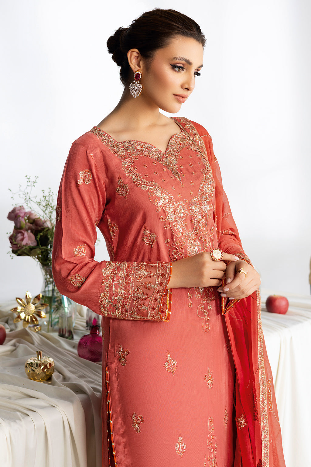 Ramsha | Aangan Luxury Raw silk | AA-205, image 4