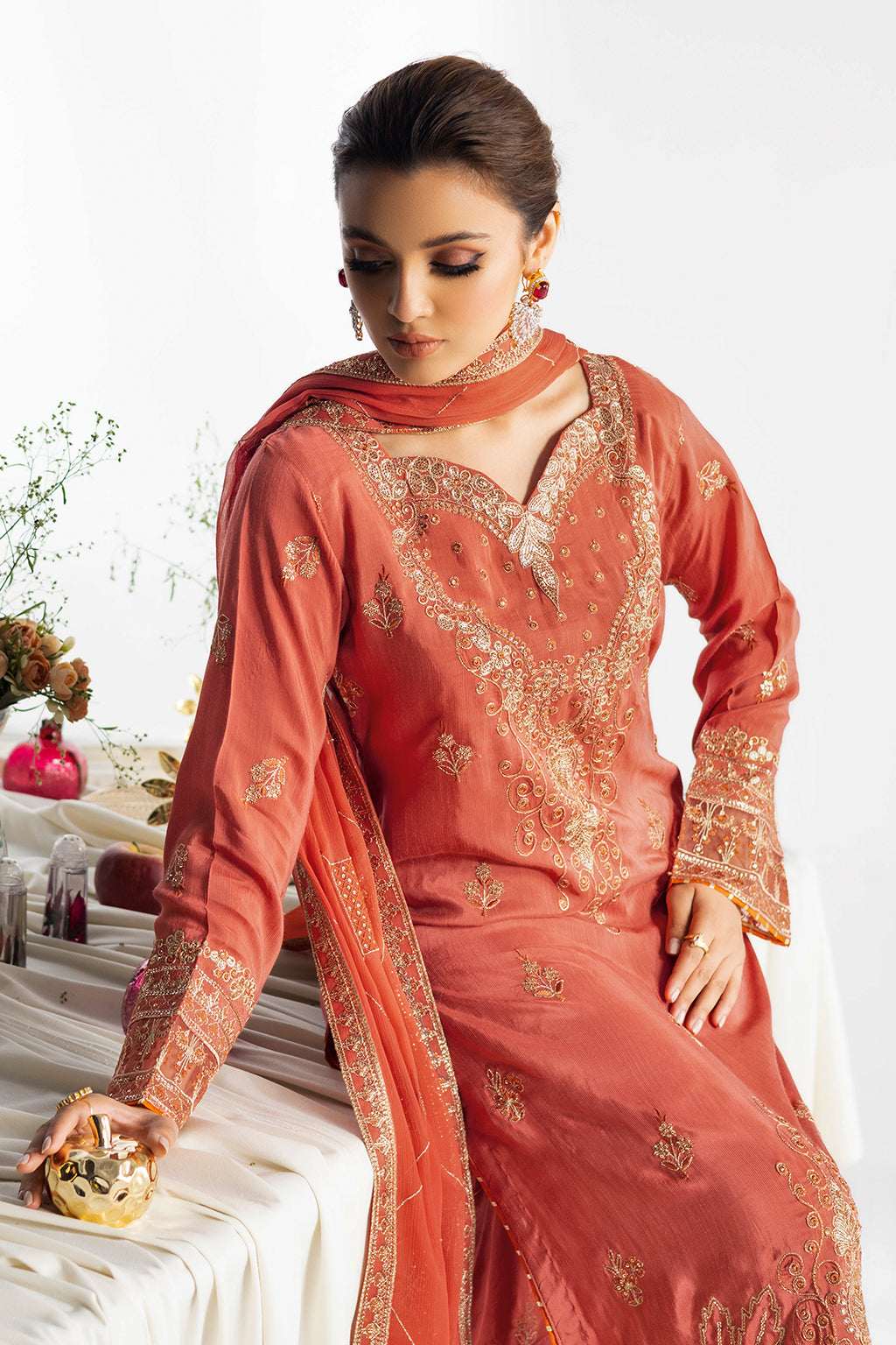 Ramsha | Aangan Luxury Raw silk | AA-106-5