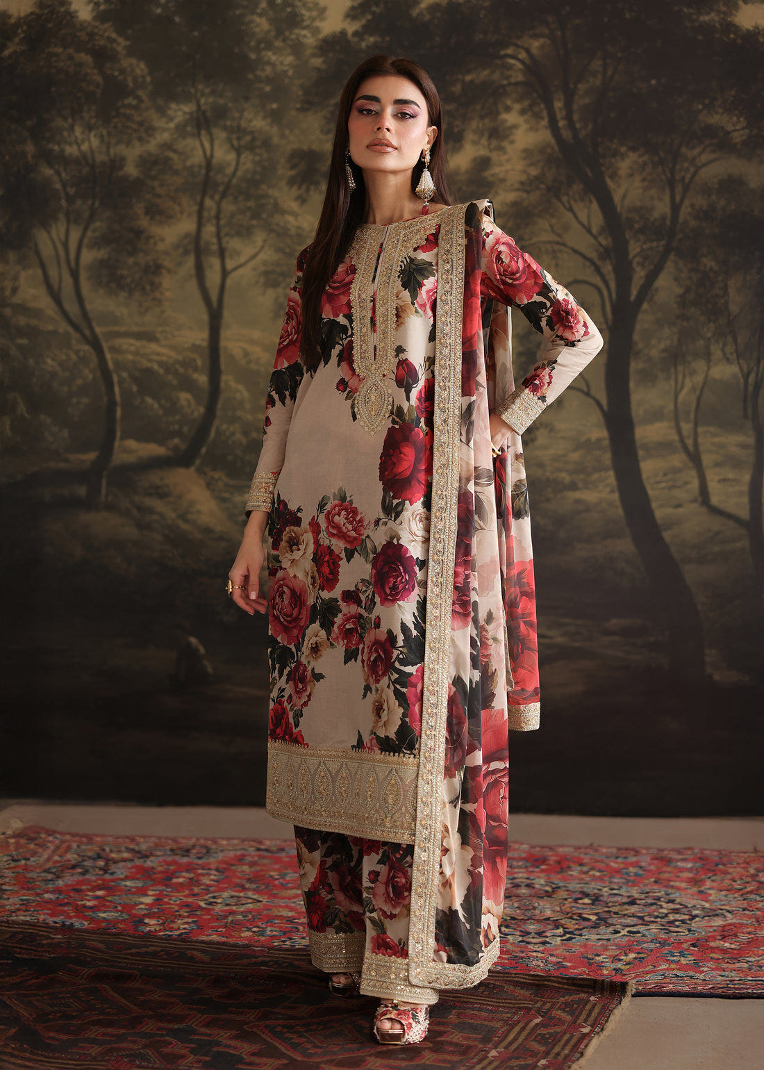 Humjoli | Rehana Luxury Collection | BEIGERY -  Humjoli Ladies Clothes - Original Designer Dress - House of Maryam