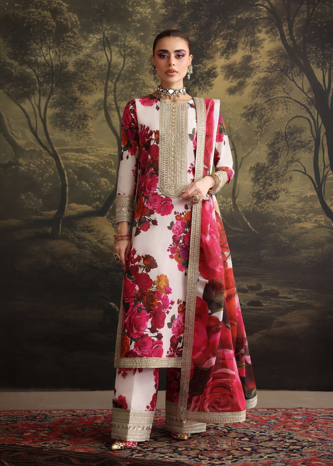 Humjoli | Rehana Luxury Collection | WHITE SHINE -  Humjoli Ladies Clothes - Original Designer Dress - House of Maryam