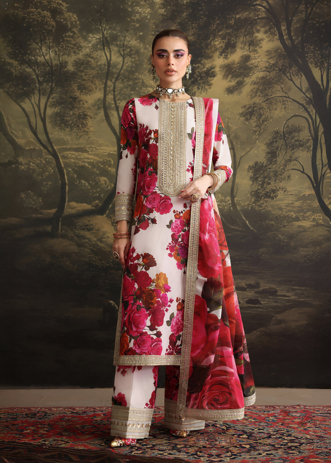 Humjoli | Rehana Luxury Collection | WHITE SHINE -  Humjoli Ladies Clothes - Original Designer Dress - House of Maryam