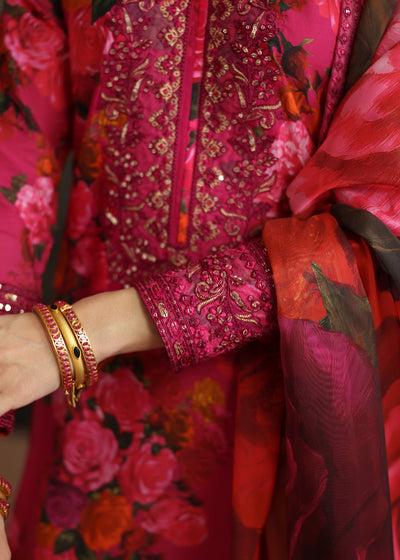 Humjoli | Rehana Luxury Collection | PINK ROSE -  Humjoli Ladies Clothes - Original Designer Dress - House of Maryam