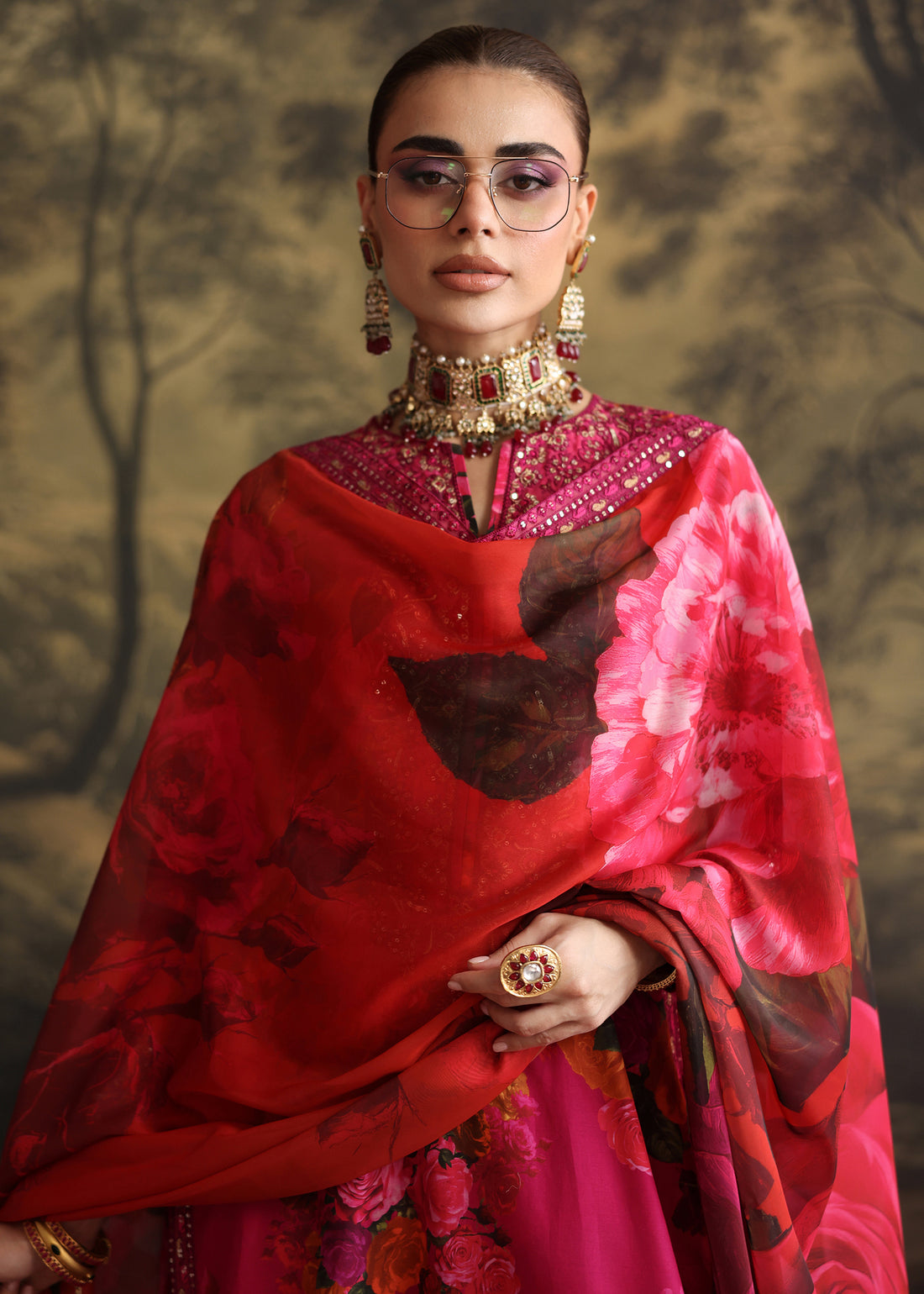 Humjoli | Rehana Luxury Collection | PINK ROSE -  Humjoli Ladies Clothes - Original Designer Dress - House of Maryam