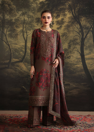Humjoli | Rehana Luxury Collection | BROWN ROME -  Humjoli Ladies Clothes - Original Designer Dress - House of Maryam