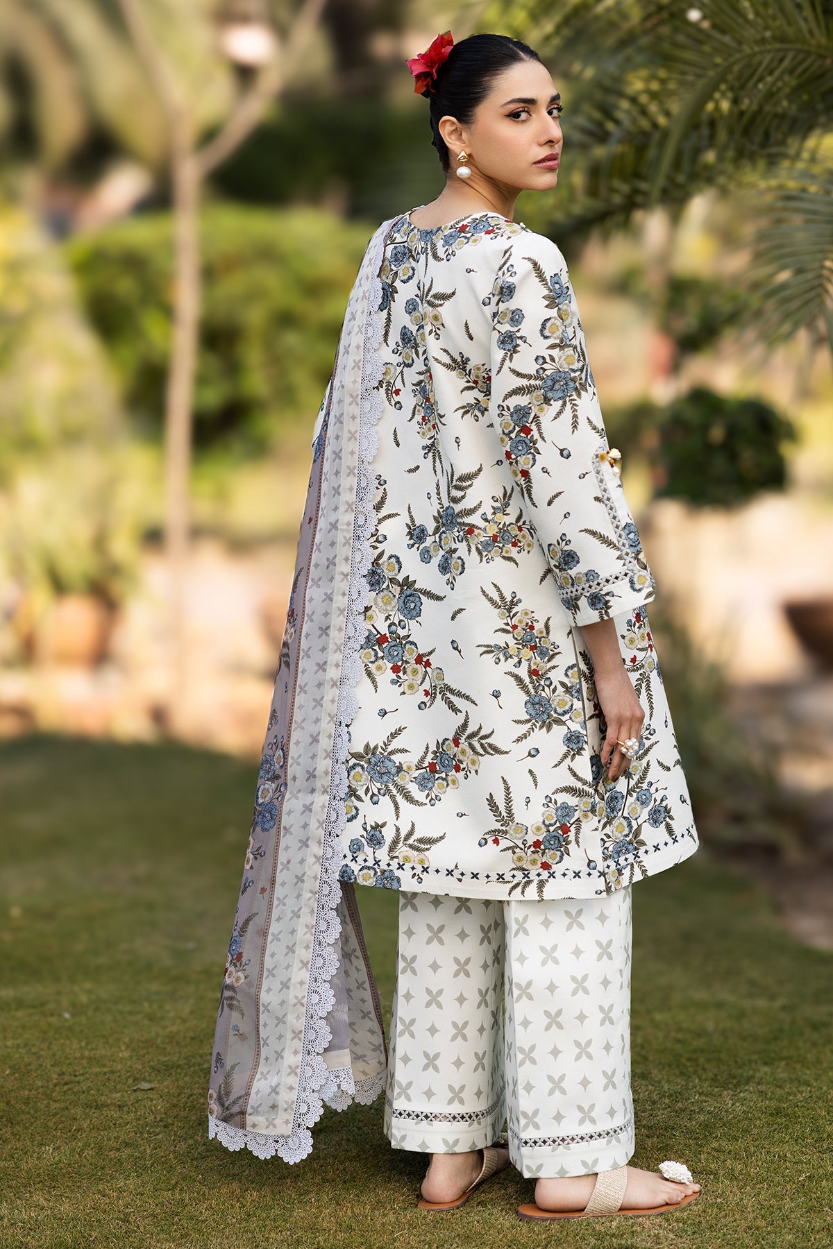 Alizeh | Sheen Lawn Prints 25 | AF-PL-6040-Alaska -  Alizeh Ladies Clothes - Original Designer Dress - House of Maryam