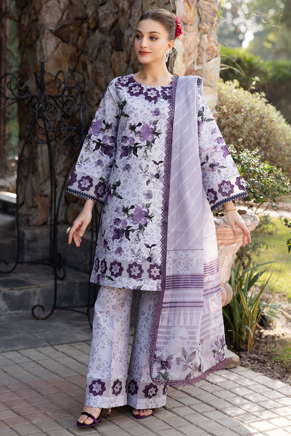 Alizeh | Sheen Lawn Prints 25 | AF-PL-6041-Maylan -  Alizeh Ladies Clothes -  House of Maryam