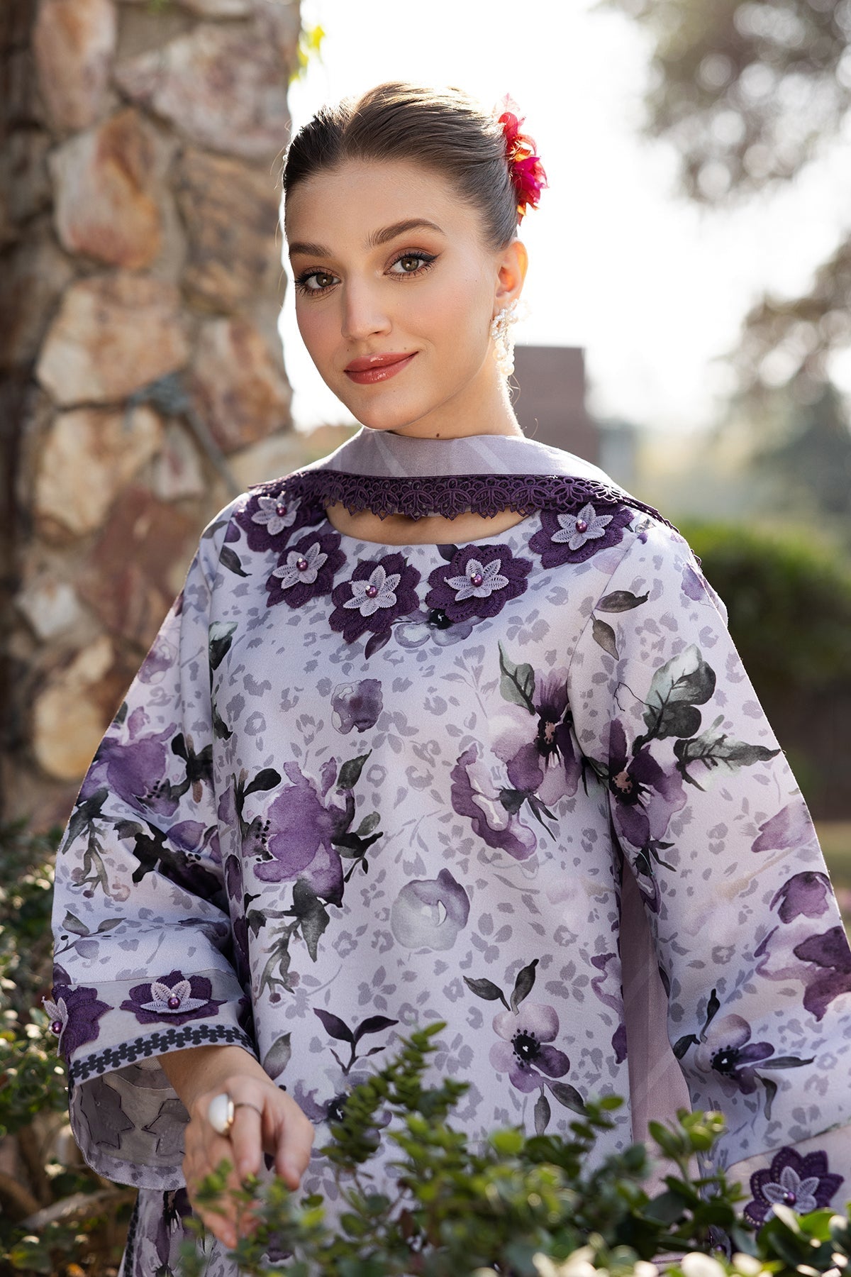 Alizeh | Sheen Lawn Prints 25 | AF-PL-6041-Maylan -  Alizeh Ladies Clothes - Original Designer Dress - House of Maryam