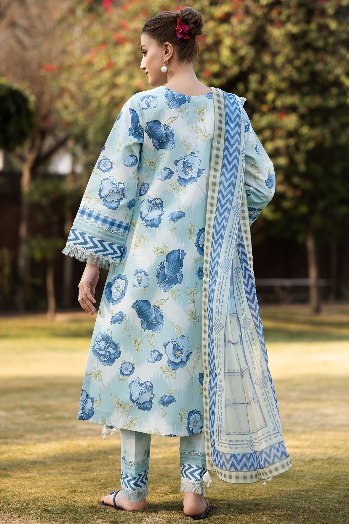 Alizeh | Sheen Lawn Prints 25 | AF-PL-6031-Laya -  Alizeh Ladies Clothes - Original Designer Dress - House of Maryam