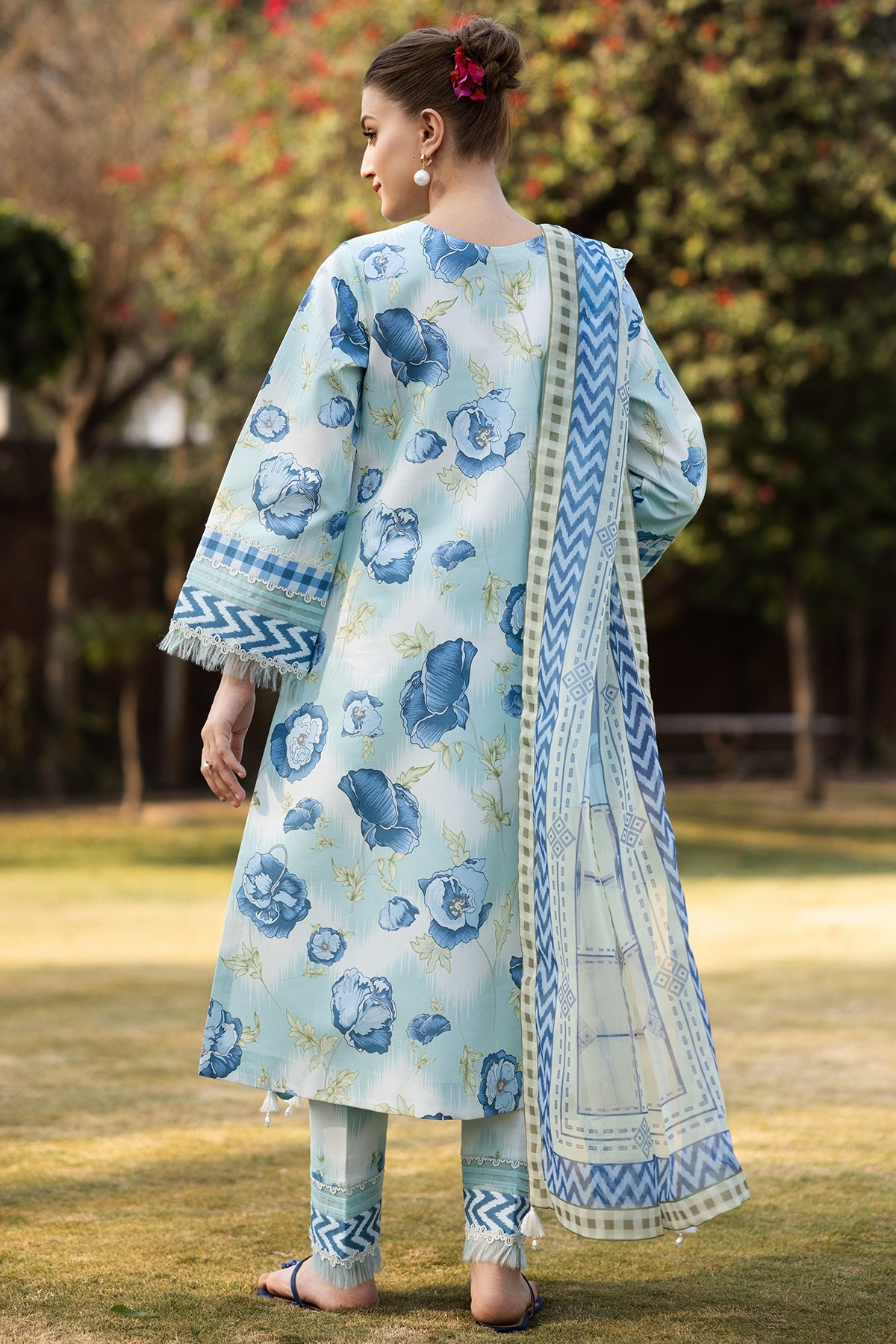 Alizeh | Sheen Lawn Prints 25 | AF-PL-6031-Laya -  Alizeh Ladies Clothes - Original Designer Dress - House of Maryam