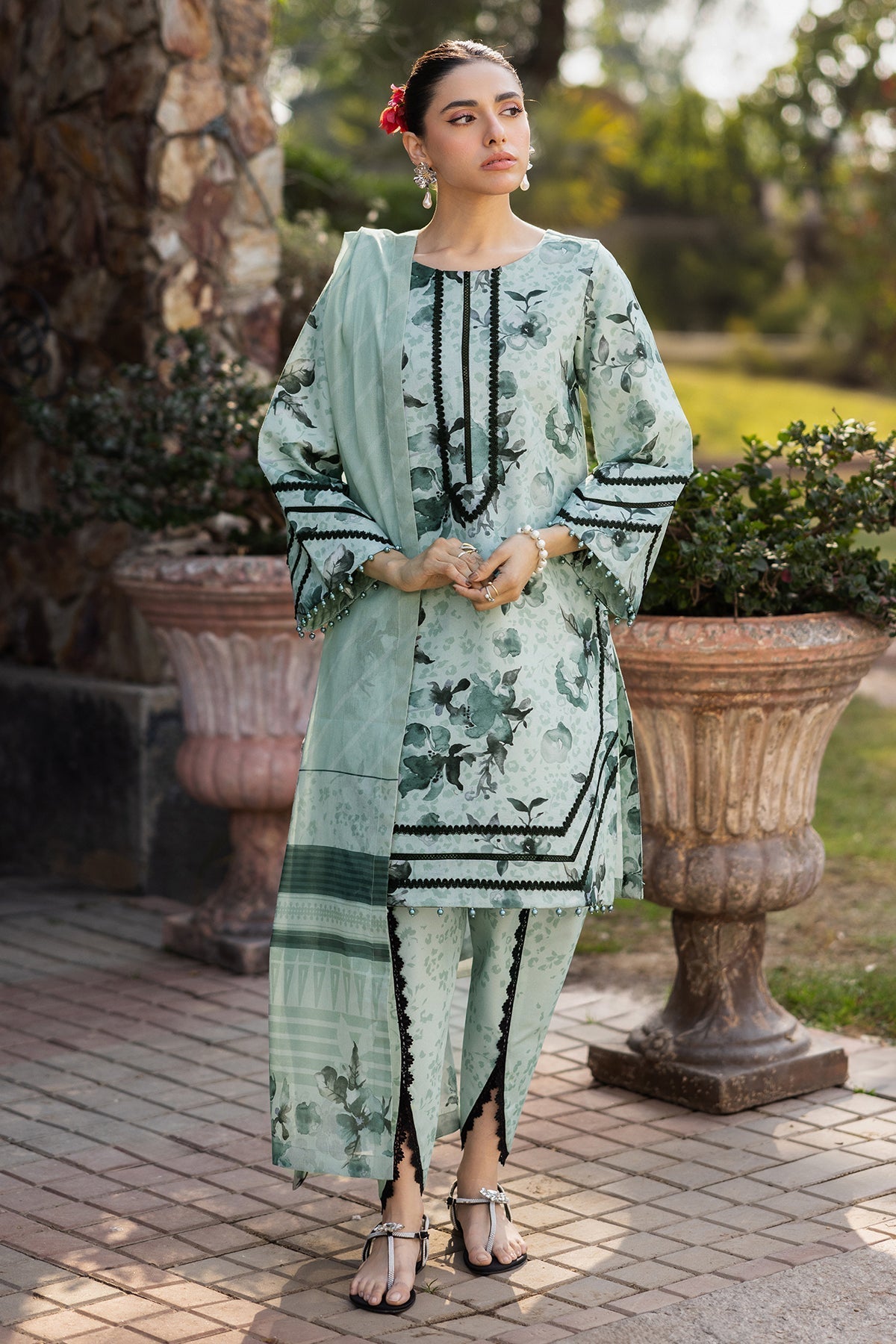 Alizeh | Sheen Lawn Prints 25 | AF-PL-6042-Arsh -  Alizeh Ladies Clothes - Original Designer Dress - House of Maryam