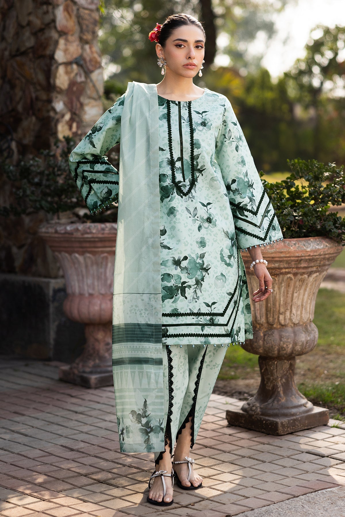 Alizeh | Sheen Lawn Prints 25 | AF-PL-6042-Arsh -  Alizeh Ladies Clothes - Original Designer Dress - House of Maryam