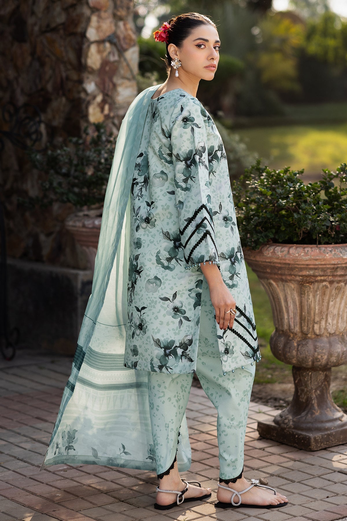 Alizeh | Sheen Lawn Prints 25 | AF-PL-6042-Arsh -  Alizeh Ladies Clothes - Original Designer Dress - House of Maryam