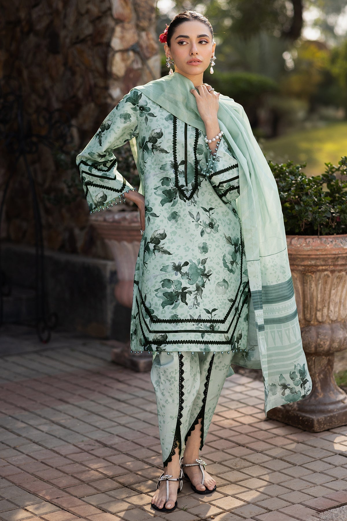 Alizeh | Sheen Lawn Prints 25 | AF-PL-6042-Arsh -  Alizeh Ladies Clothes -  House of Maryam
