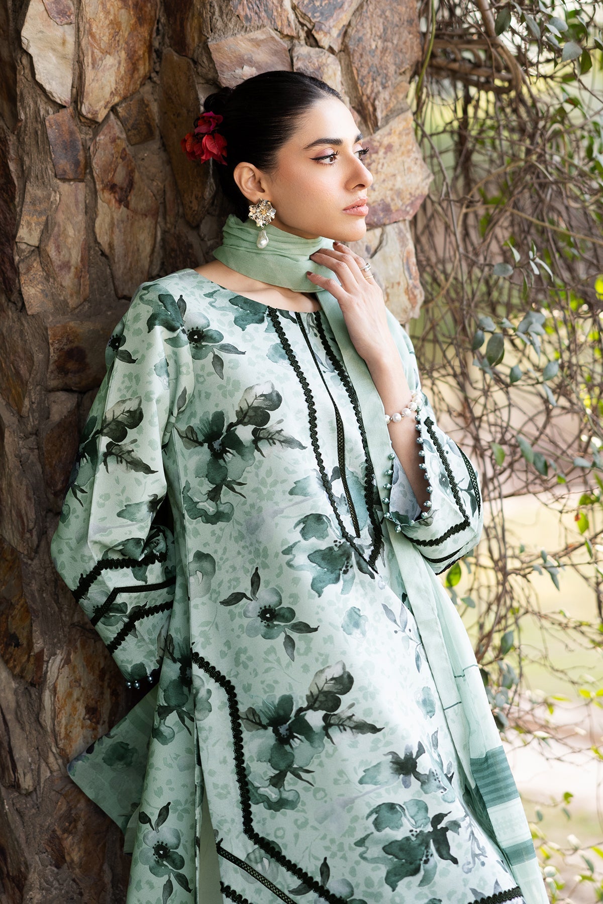 Alizeh | Sheen Lawn Prints 25 | AF-PL-6042-Arsh -  Alizeh Ladies Clothes - Original Designer Dress - House of Maryam