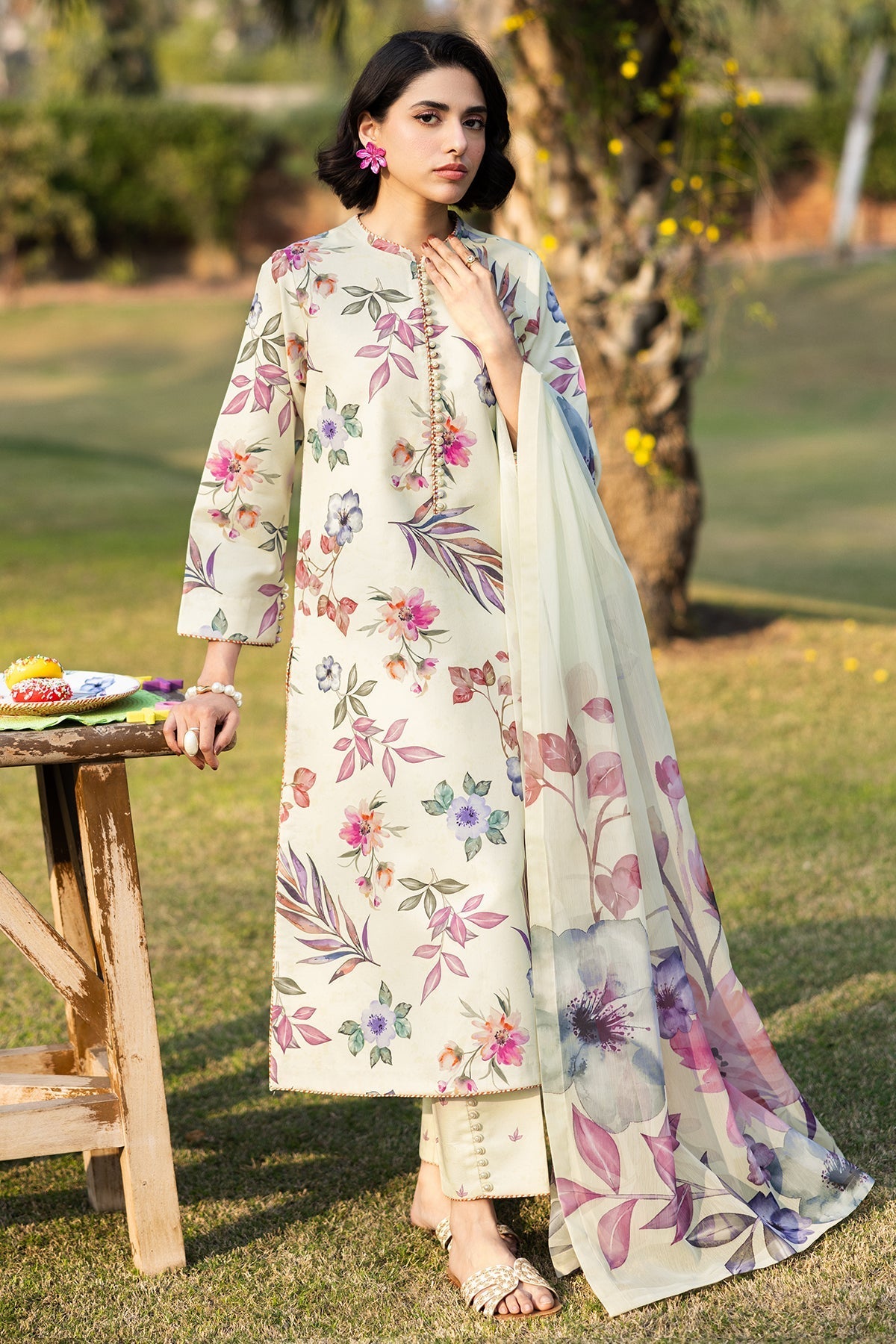 Alizeh | Sheen Lawn Prints 25 | AF-PL-6029-Minday -  Alizeh Ladies Clothes - Original Designer Dress - House of Maryam