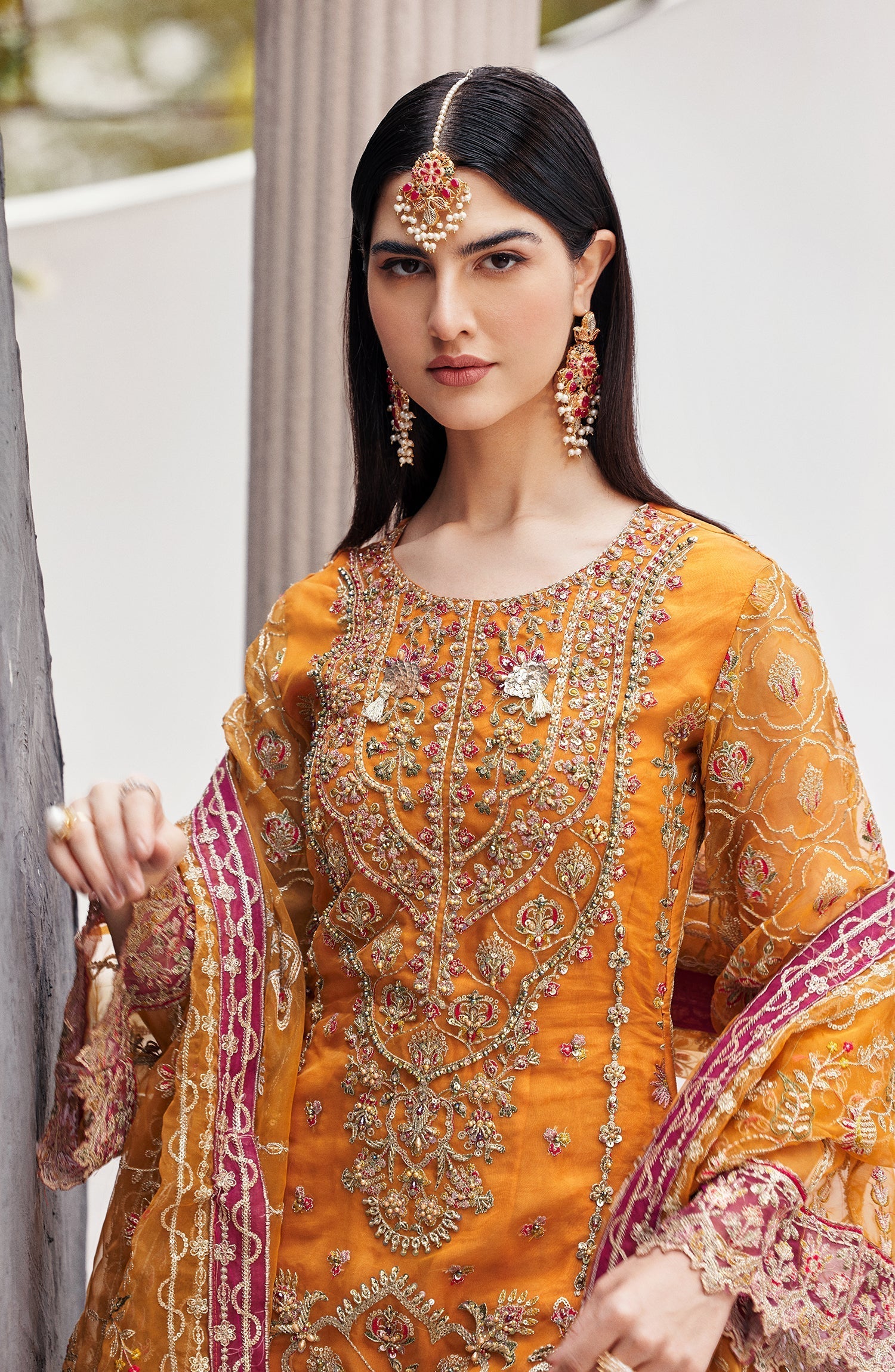 Emaan Adeel | Nawabzadi Wedding Dresses | RUHAB by Designer Emaan Adeel - House of Maryam - Pakistani Designer Ethnic Wear in {{ shop.shopifyCountryName }}