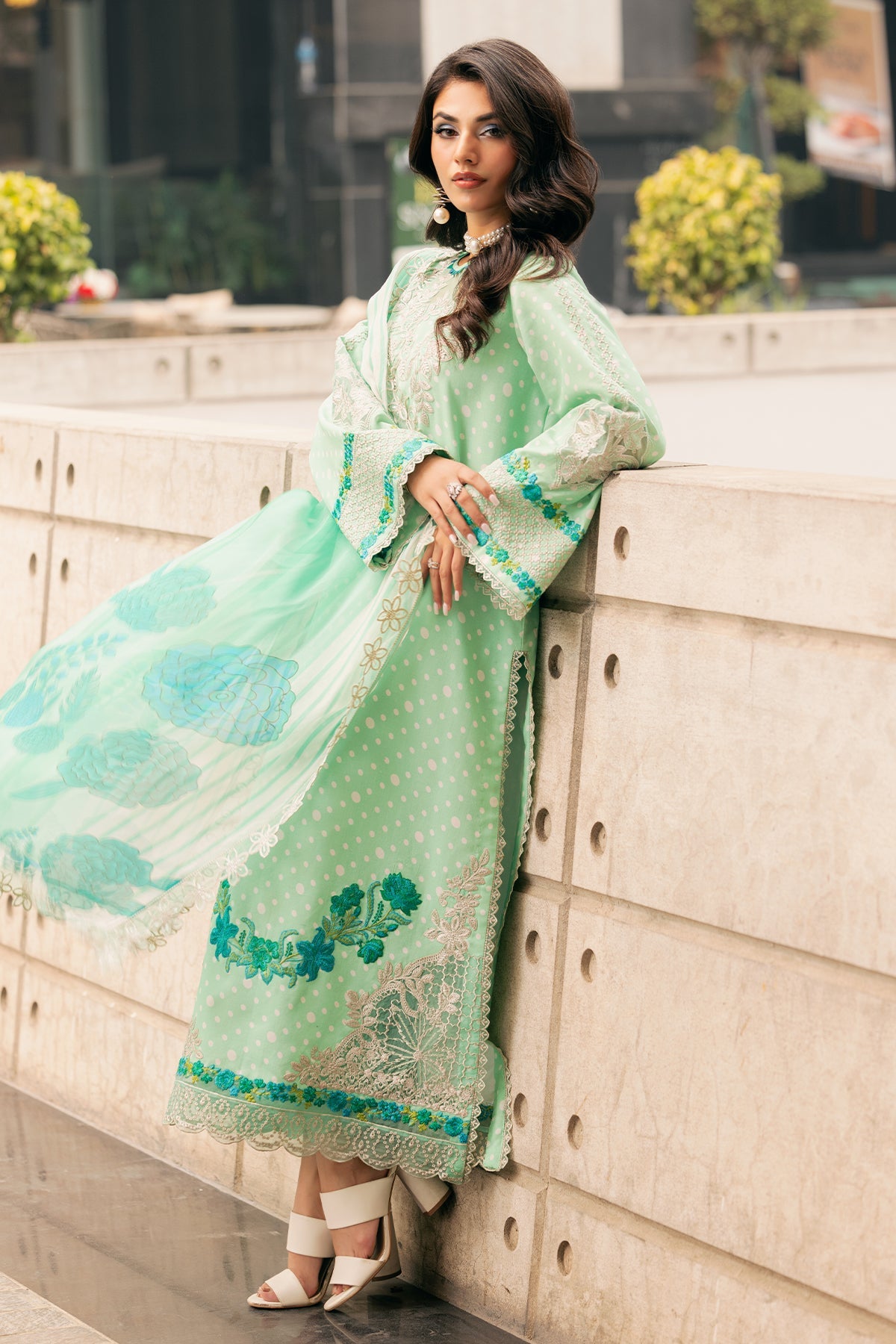 Charizma | Swiss Miss Voil Collection |  CSM5-02 -  Charizma Ladies Clothes - Original Designer Dress - House of Maryam