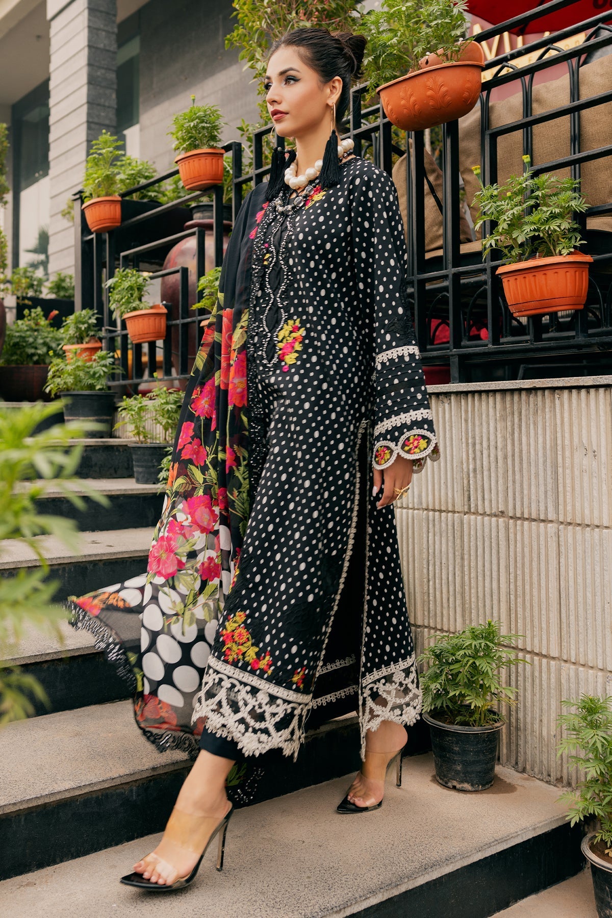 Charizma | Swiss Miss Voil Collection | CSM5-01 -  Charizma Ladies Clothes - Original Designer Dress - House of Maryam