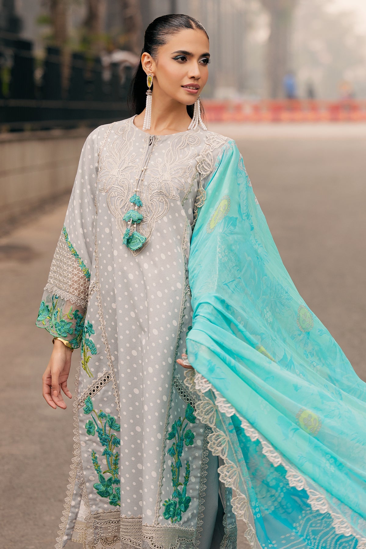 Charizma | Swiss Miss Voil Collection | CSM5-06 -  Charizma Ladies Clothes - Original Designer Dress - House of Maryam