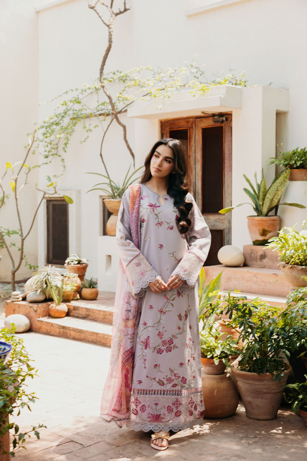 Florent | Festive Luxury Lawn 26 | FZF - 1A, image 3