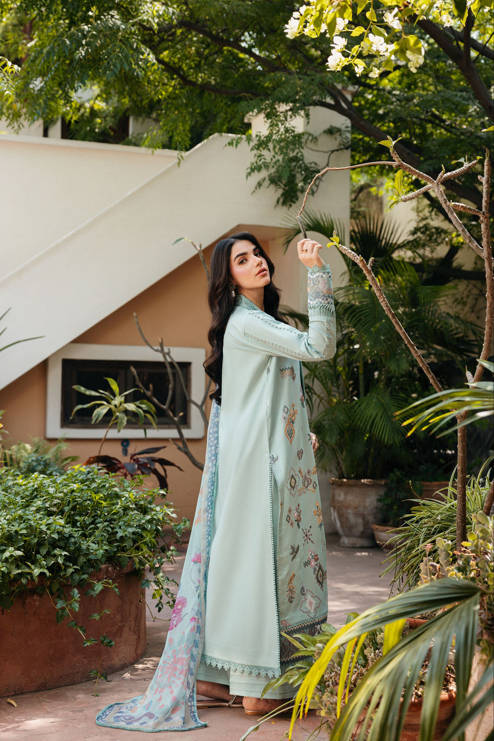 Florent | Festive Luxury Lawn 26 | FZF - 3A, image 2