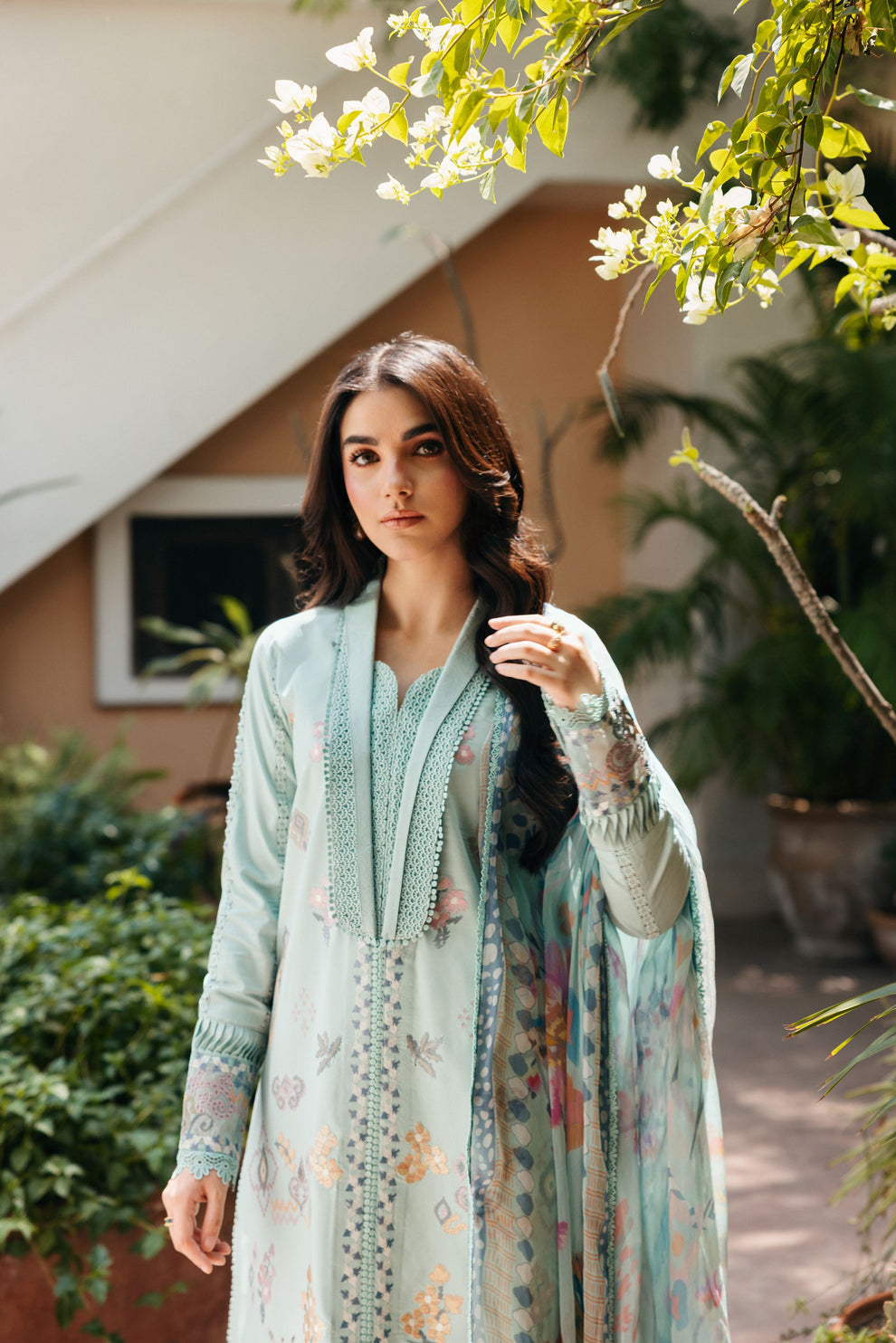 Florent | Festive Luxury Lawn 26 | FZF - 3A, image 3