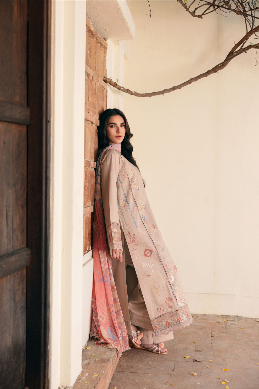 Florent | Festive Luxury Lawn 26 | FZF - 4B, image 4