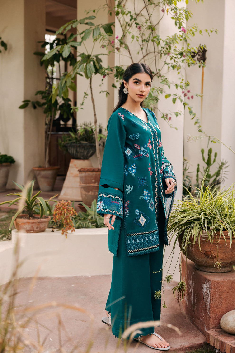 Florent | Festive Luxury Lawn 26 | FZF - 3B, image 4