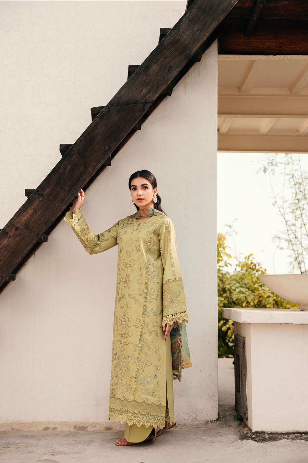 Florent | Festive Luxury Lawn 26 | FZF - 8A, image 2
