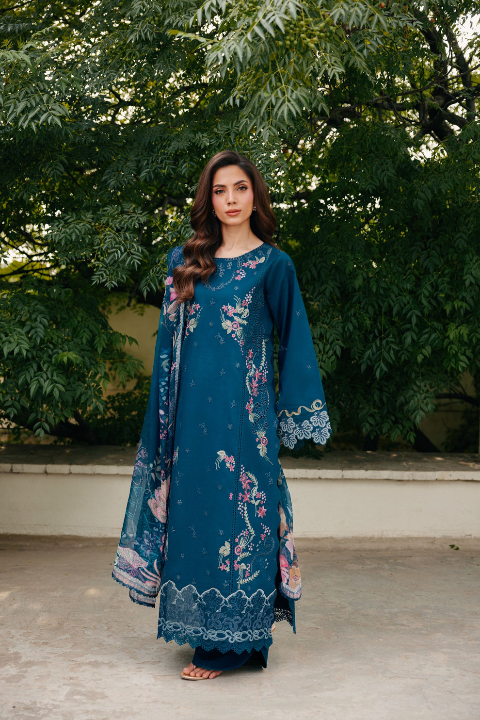Florent | Festive Luxury Lawn 26 | FZF - 7B-4