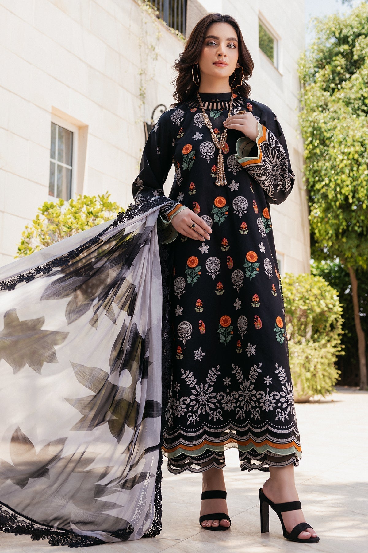 Charizma | C Prints Vol 6 | CP4-53 -  Charizma Casuals - Original Designer Dress - House of Maryam
