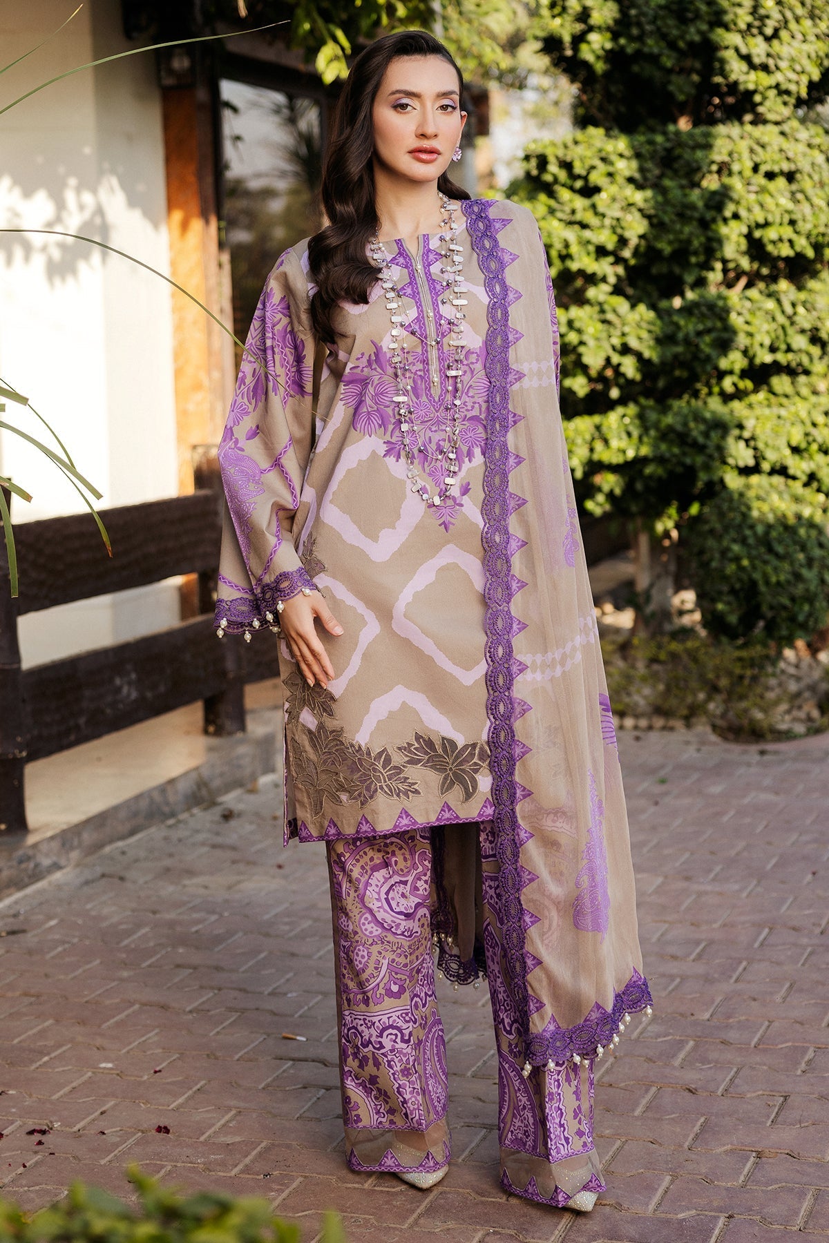 Charizma | Print Melody | SH5-11P -  Charizma Ladies Clothes - Original Designer Dress - House of Maryam