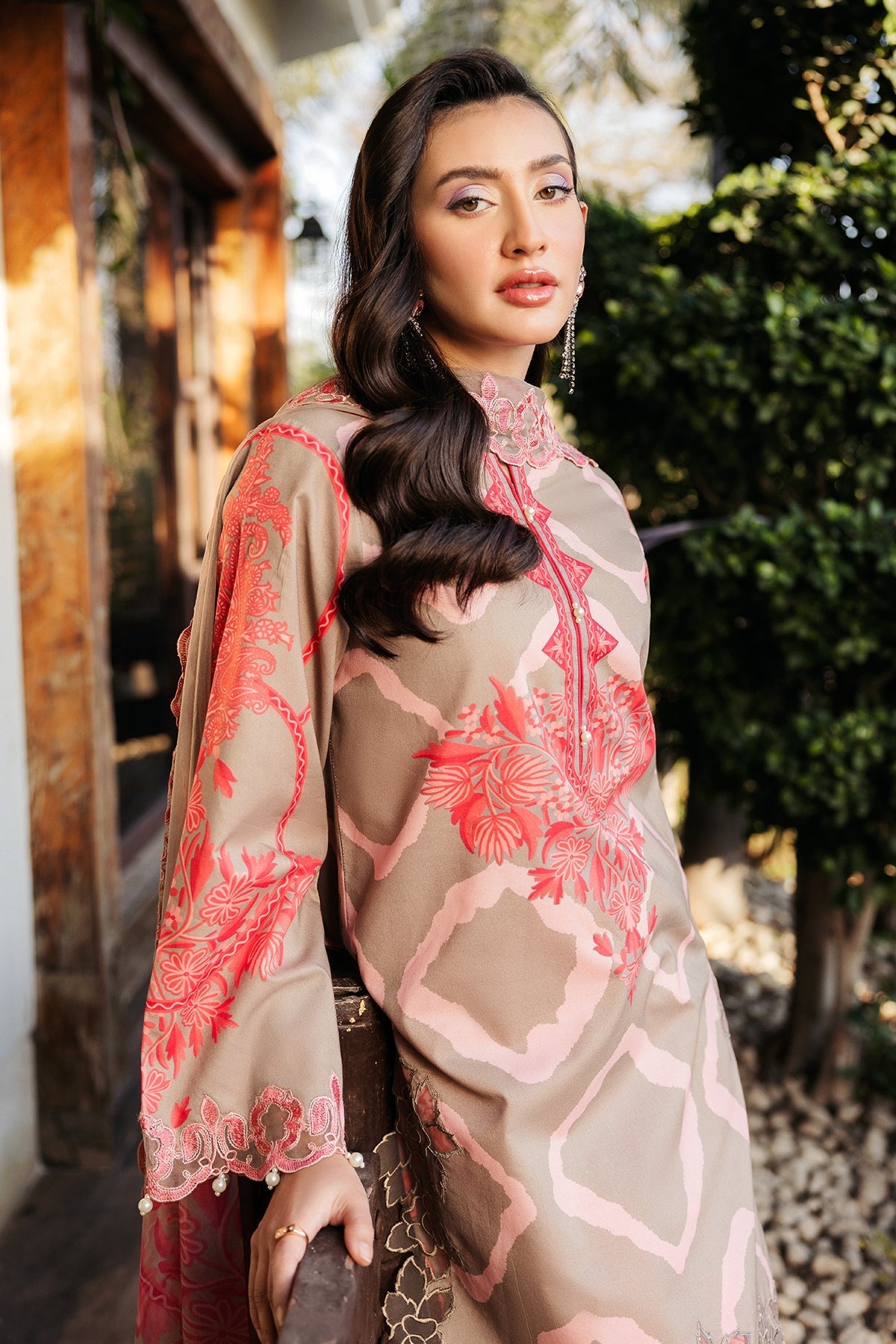 Charizma | Print Melody | SH5-13P -  Charizma Ladies Clothes - Original Designer Dress - House of Maryam