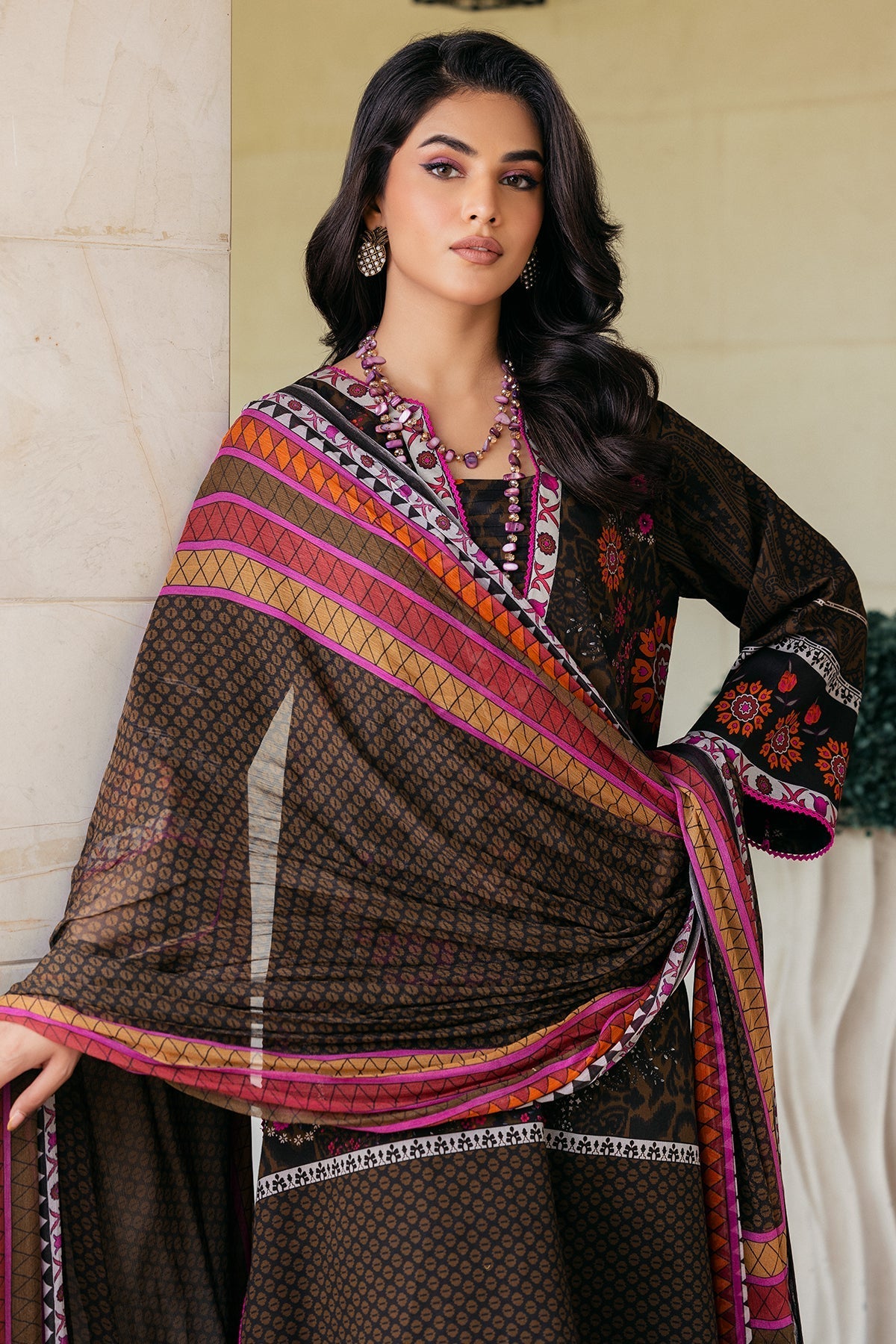 Charizma | C Prints Vol 6 | CP4-55 -  Charizma Casuals - Original Designer Dress - House of Maryam