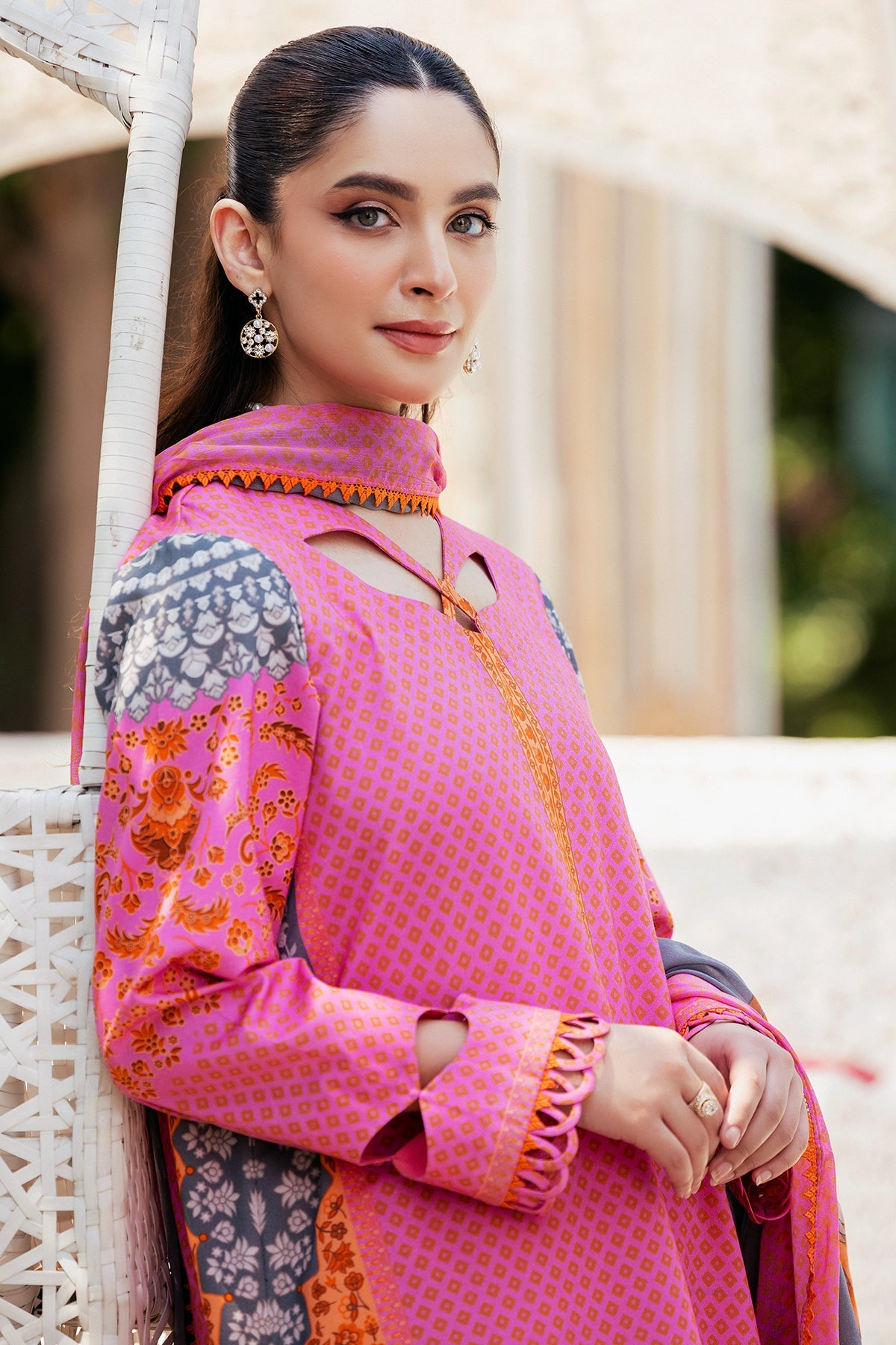 Charizma | C Prints Vol 6 | CP4-54 -  Charizma Casuals - Original Designer Dress - House of Maryam