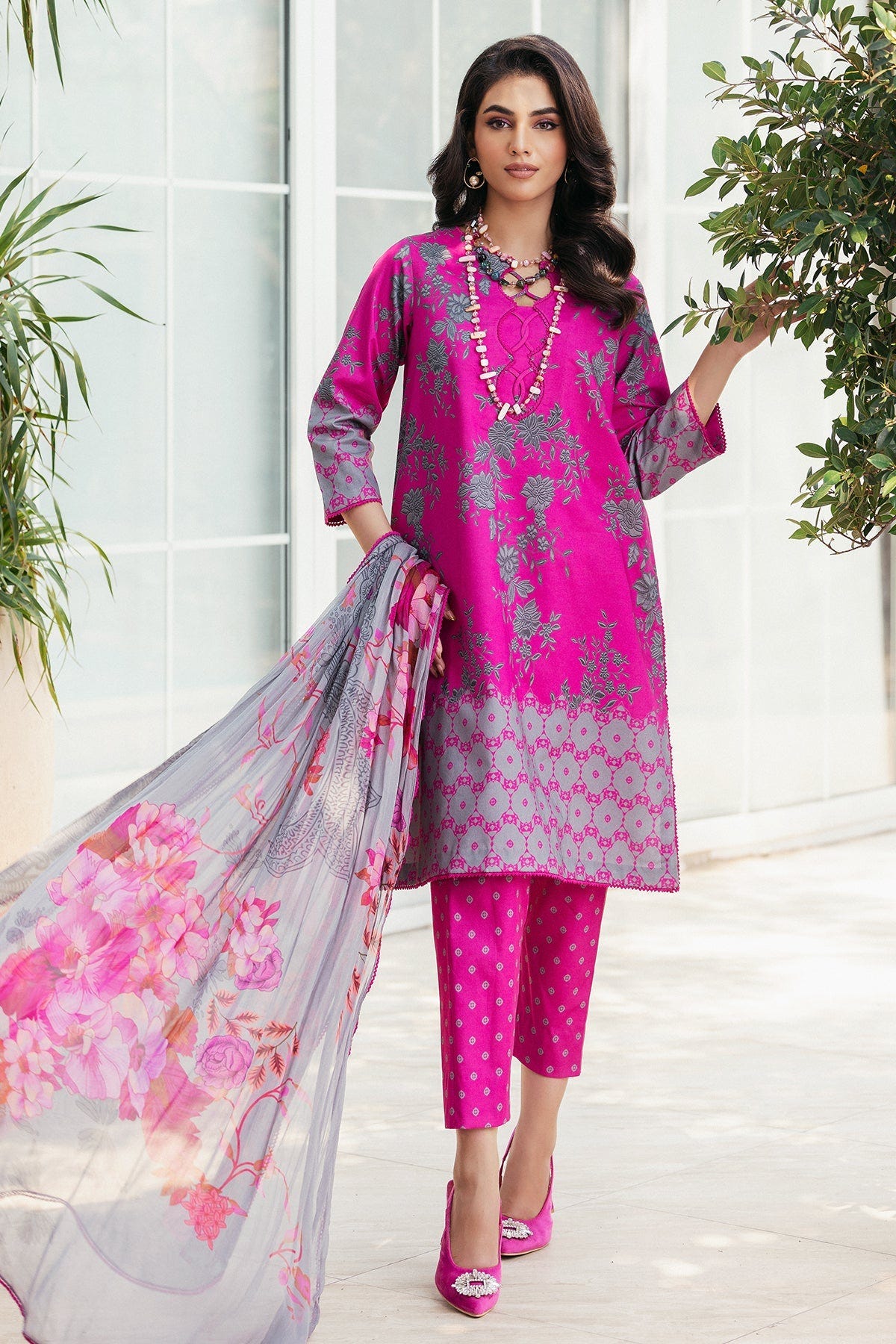 Charizma | C Prints Vol 6 | CP4-56 -  Charizma Casuals - Original Designer Dress - House of Maryam
