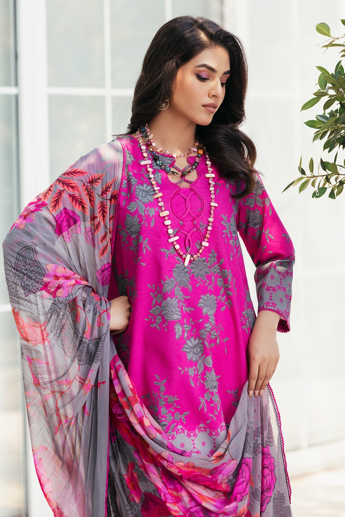 Charizma | C Prints Vol 6 | CP4-56 -  Charizma Casuals - Original Designer Dress - House of Maryam