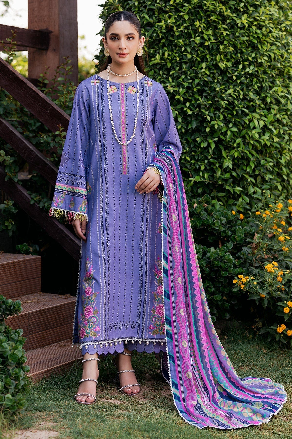Charizma | C Prints Vol 6 | CP4-57 -  Charizma Casuals - Original Designer Dress - House of Maryam
