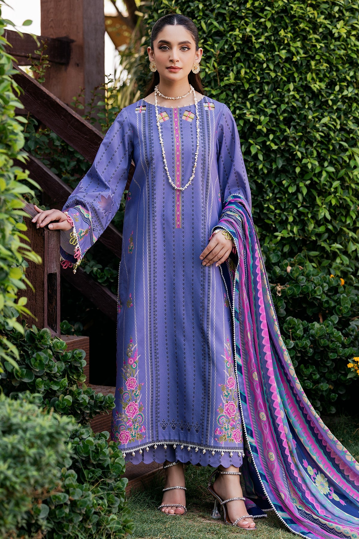 Charizma | C Prints Vol 6 | CP4-57 -  Charizma Casuals - Original Designer Dress - House of Maryam