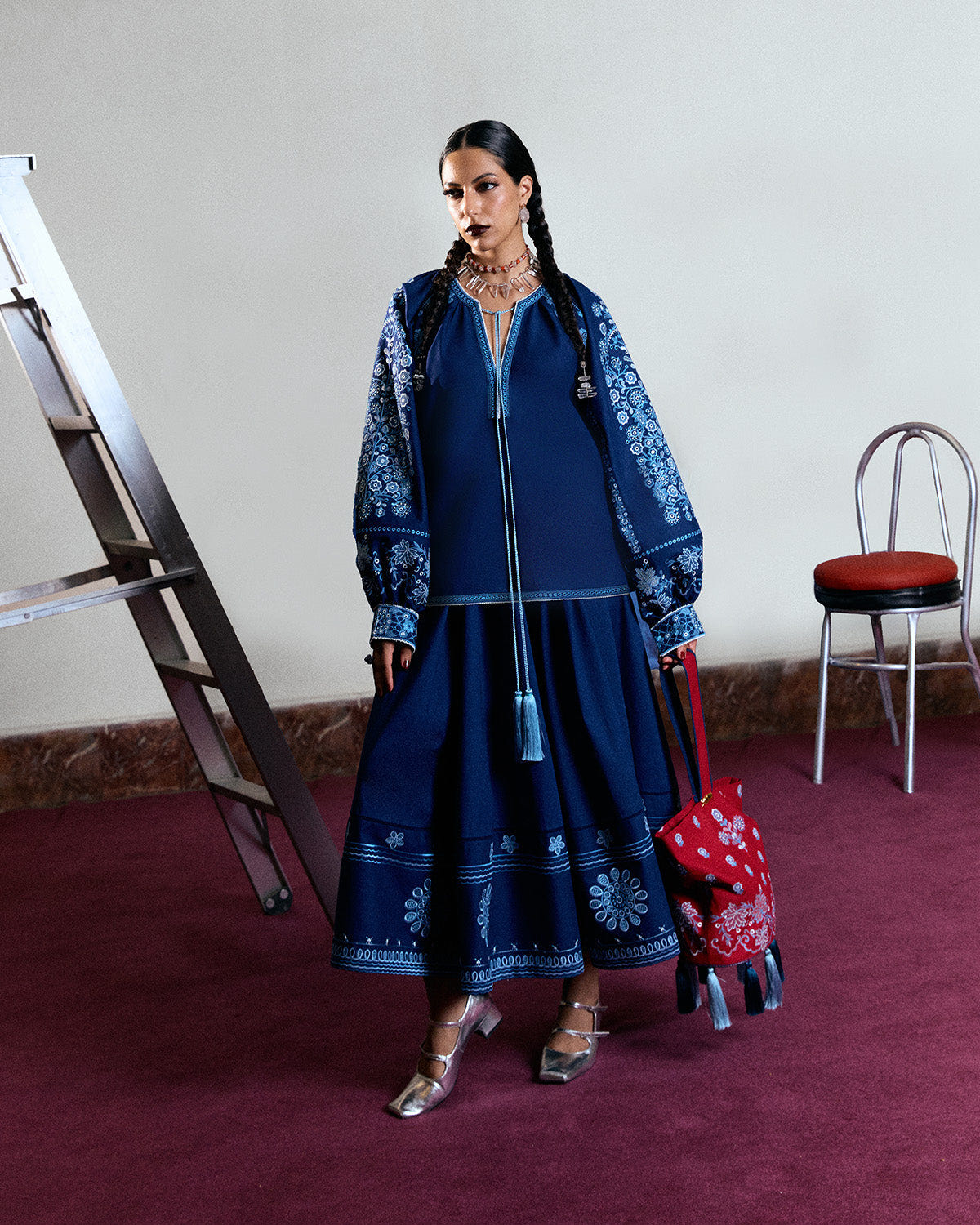 Jugnu | Summer Pret 25 |  Nayeli -  Jugnu Ladies Clothes - Original Designer Dress - House of Maryam