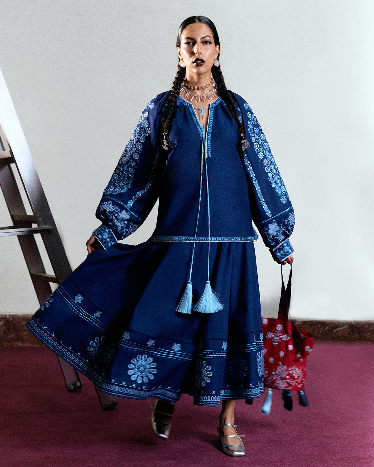 Jugnu | Summer Pret 25 |  Nayeli -  Jugnu Ladies Clothes - Original Designer Dress - House of Maryam