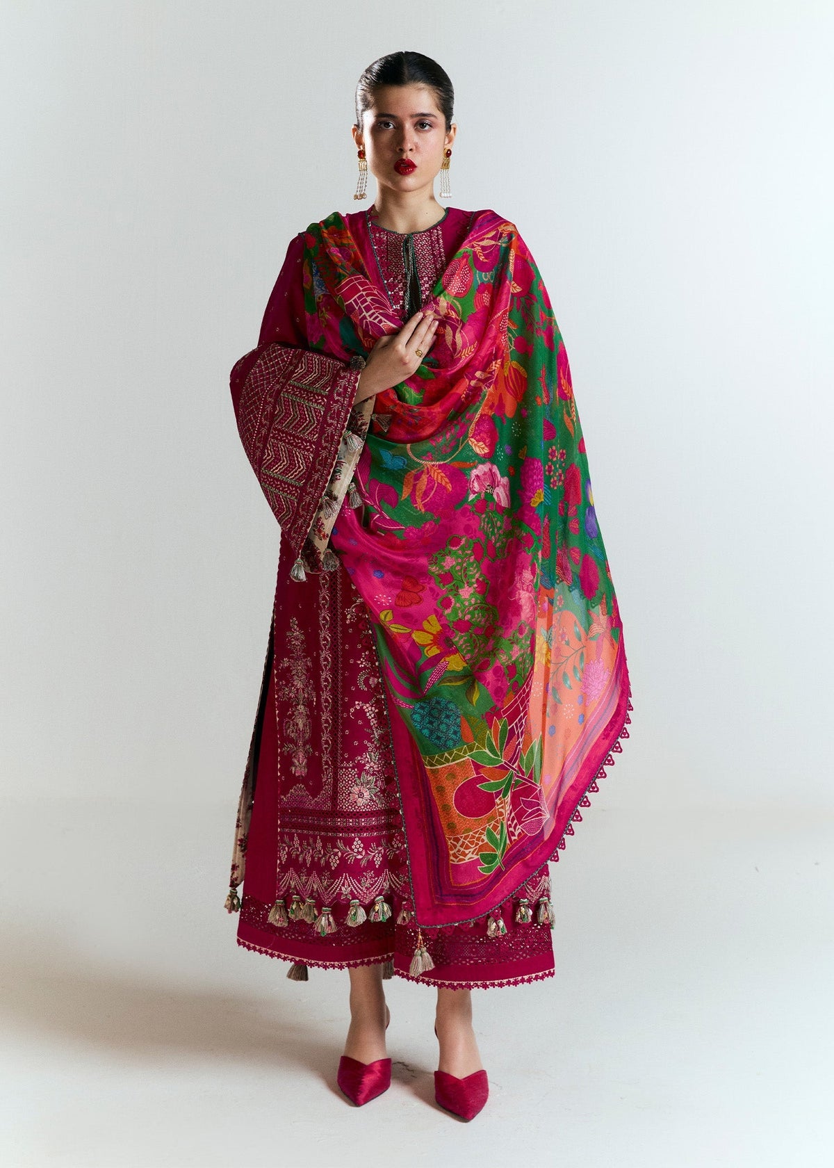 Hussain Rehar | Nirmal SS 25 | Saaha -  Hussain Rehar Ladies Clothes - Original Designer Dress - House of Maryam