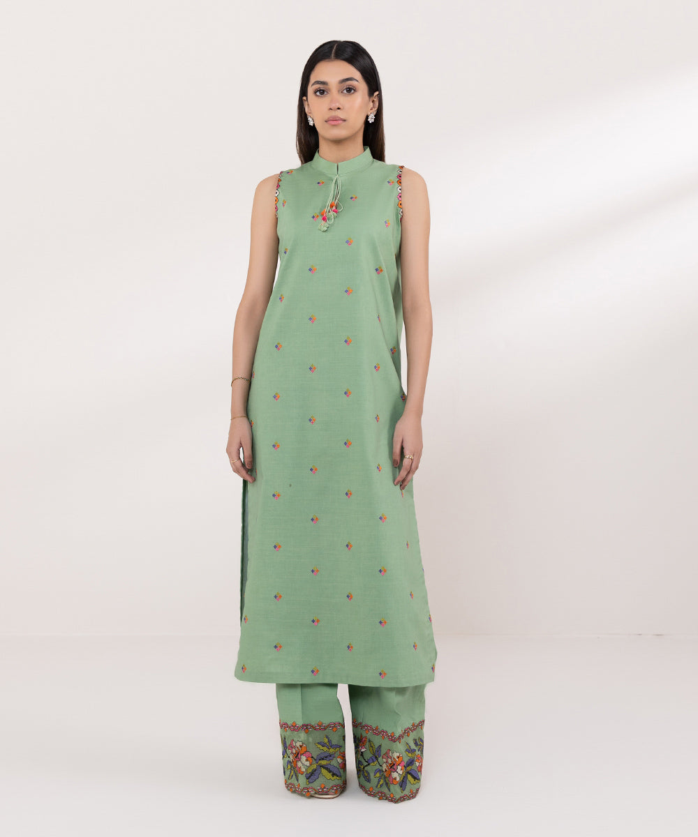 Sapphire | Intermix 2024 | Cambric Suit S-35 -  Sapphire Casuals - Original Designer Dress - House of Maryam