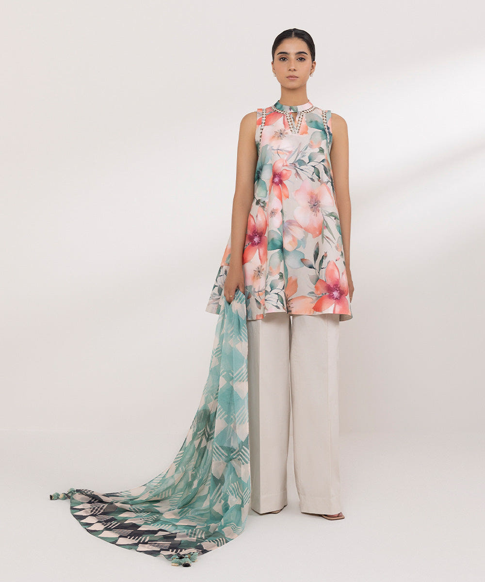 Sapphire | Intermix 2024 | Cambric Suit S-23 -  Sapphire Casuals - Original Designer Dress - House of Maryam