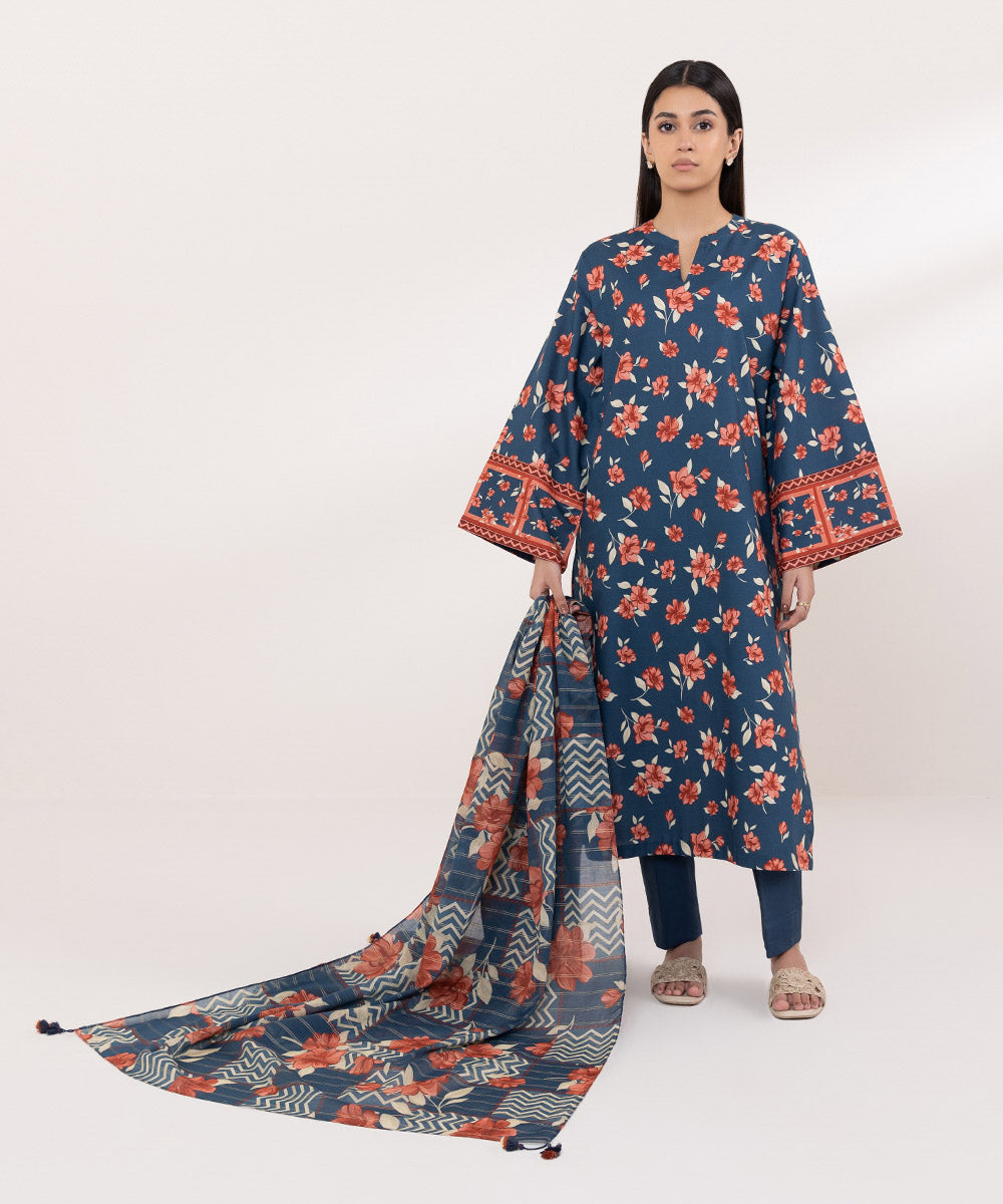 Sapphire | Intermix 2024 | Cambric Suit S-25 by Designer Sapphire - House of Maryam - Pakistani Designer Ethnic Wear in {{ shop.shopifyCountryName }}